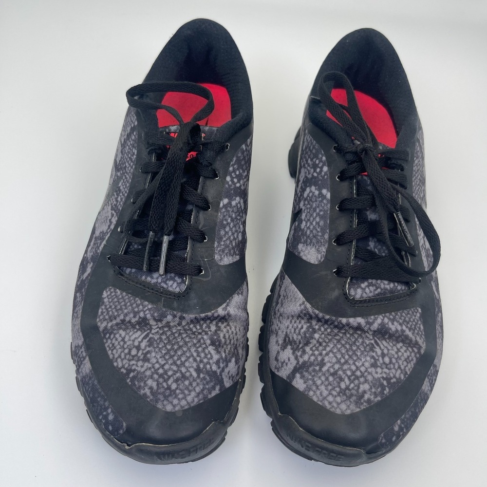 Nike Free 5.0 Women's‎ Running Shoes SIze 9 Black Snakeskin Print 695168-001
